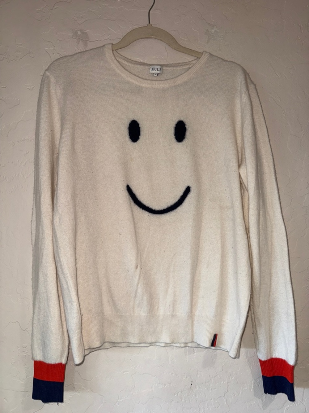 Kule smiley cashmere sweater (imperfect)